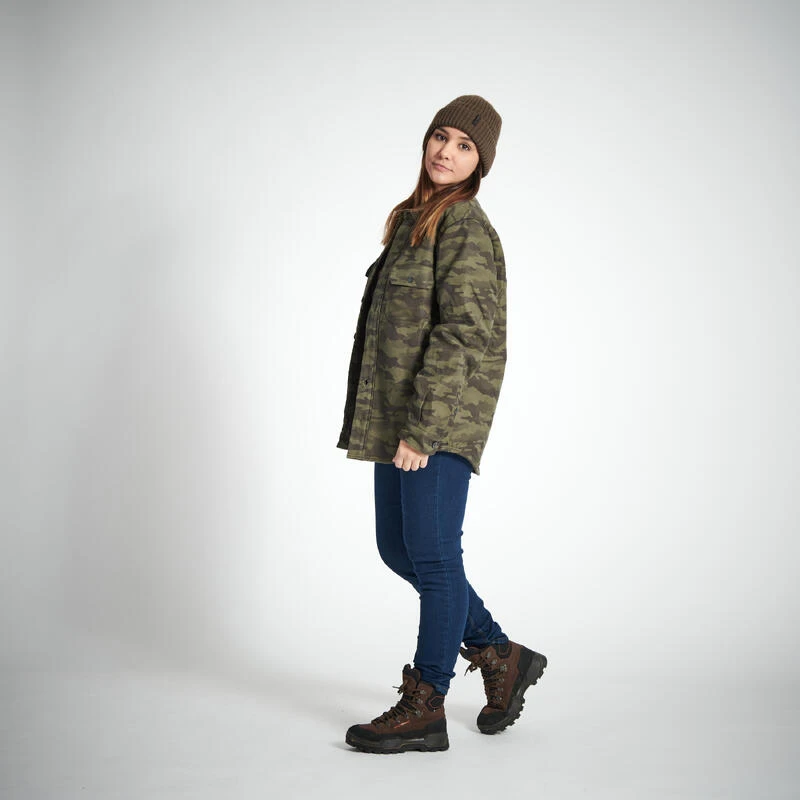 VESTE MOUTONNÉE TYPE SURCHEMISE 500 CAMO VESTE MOUTONNÉE TYPE SURCHEMISE 500 CAMO -Magasin Woolpower veste moutonnee type surchemise 500 camo 2