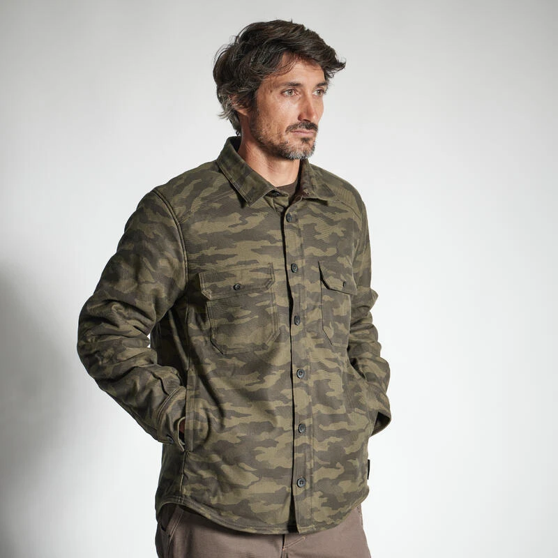 VESTE MOUTONNÉE TYPE SURCHEMISE 500 CAMO VESTE MOUTONNÉE TYPE SURCHEMISE 500 CAMO -Magasin Woolpower veste moutonnee type surchemise 500 camo 5