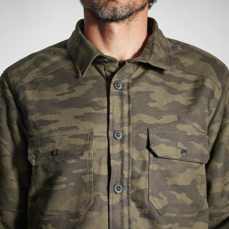 VESTE MOUTONNÉE TYPE SURCHEMISE 500 CAMO VESTE MOUTONNÉE TYPE SURCHEMISE 500 CAMO -Magasin Woolpower veste moutonnee type surchemise 500 camo 6