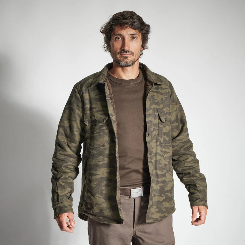 VESTE MOUTONNÉE TYPE SURCHEMISE 500 CAMO VESTE MOUTONNÉE TYPE SURCHEMISE 500 CAMO -Magasin Woolpower veste moutonnee type surchemise 500 camo 7