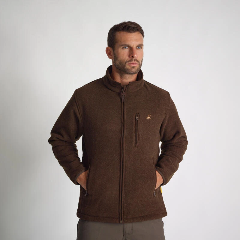 VESTE POLAIRE PRESLY VERNEY CARRON MARRON VESTE POLAIRE PRESLY VERNEY CARRON MARRON -Magasin Woolpower veste polaire presly verney carron marron 2