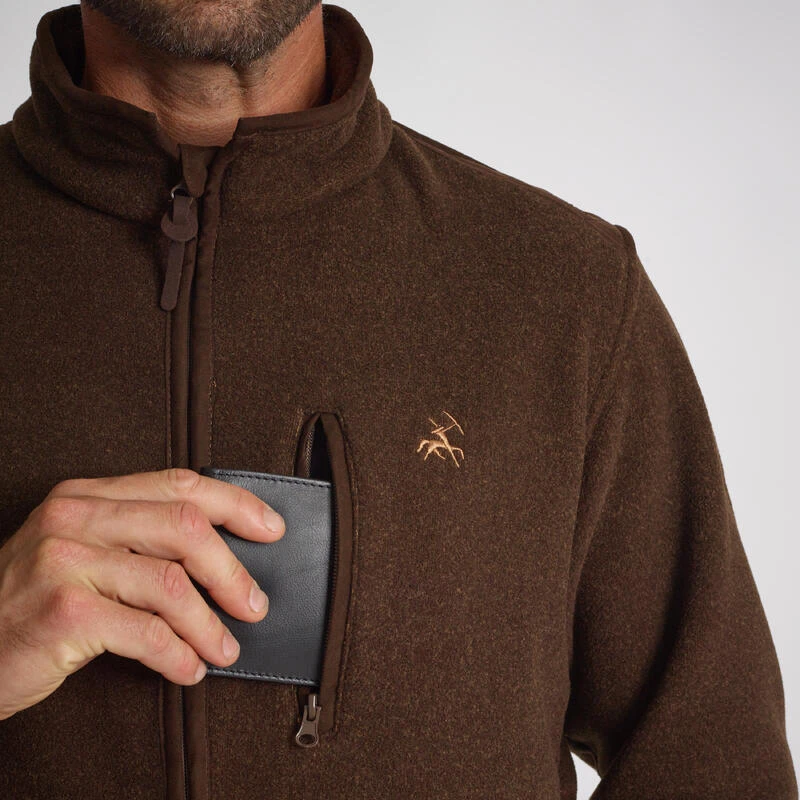 VESTE POLAIRE PRESLY VERNEY CARRON MARRON VESTE POLAIRE PRESLY VERNEY CARRON MARRON -Magasin Woolpower veste polaire presly verney carron marron 4