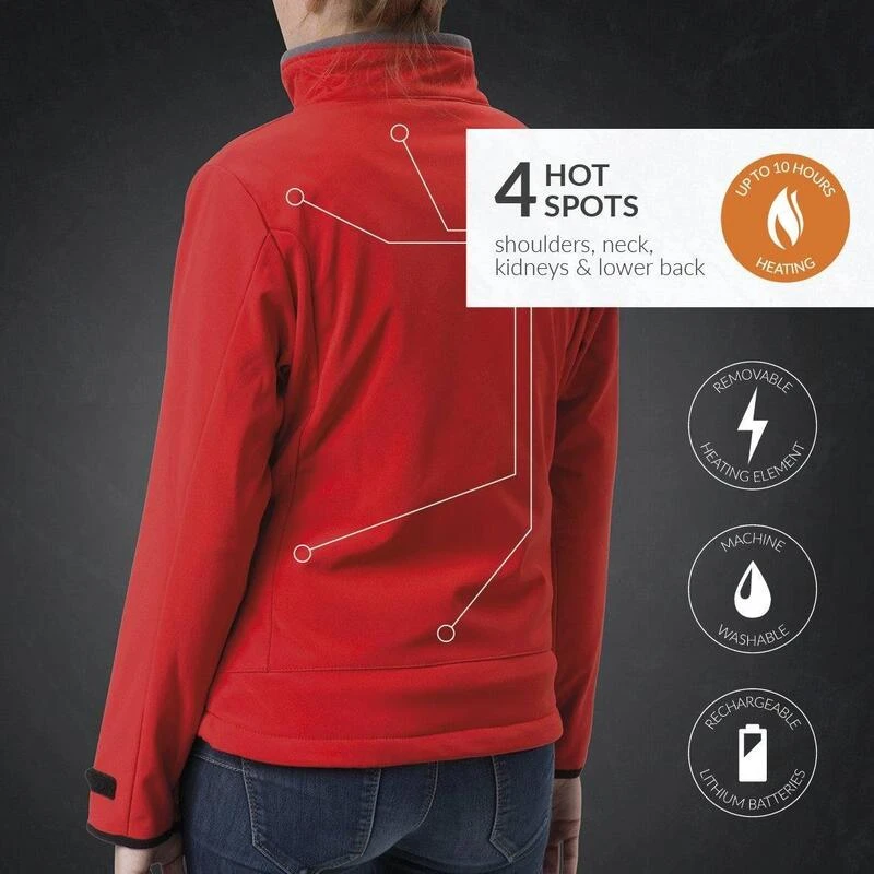 Veste Softshell Chauffante Coupe Étroite Femme - Manteau Coupe-Vent - Rouge Veste Softshell Chauffante Coupe Étroite Femme - Manteau Coupe-Vent - Rouge -Magasin Woolpower veste softshell chauffante coupe etroite femme manteau coupe vent rouge 1