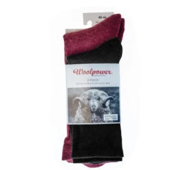 Woolpower 2-Pack: Chaussette De Doublure / Chaussette 400 - Noir / Rouge Rouille -Magasin Woolpower woolpower 2 pack chaussette de doublure chaussette 400 noir rouge rouille 2