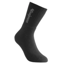 Woolpower 2-Pack: Classic Logo 400 Chaussettes - Noir -Magasin Woolpower woolpower 2 pack classic logo 400 chaussettes noir 2