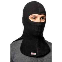 Woolpower Balaclava Merino 400 - Noir -Magasin Woolpower woolpower balaclava merino 400 noir 3