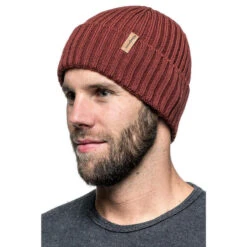 Woolpower Beanie Rib - Rouge Rouillé -Magasin Woolpower woolpower beanie rib rouge rouille 2