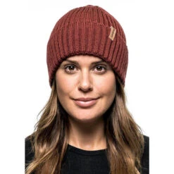 Woolpower Beanie Rib - Rouge Rouillé -Magasin Woolpower woolpower beanie rib rouge rouille 3