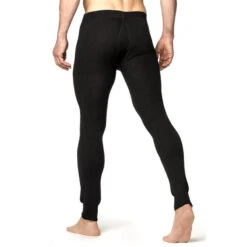 Woolpower Merino Base Layer Long Johns 200 - Avec Gulp - Noir -Magasin Woolpower woolpower merino base layer long johns 200 avec gulp noir 2