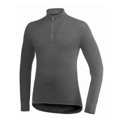Woolpower Merino Base Layer Zip Turtleneck 200 - Gris Woolpower Merino Base Layer Zip Turtleneck 200 - Gris -Magasin Woolpower woolpower merino base layer zip turtleneck 200 gris