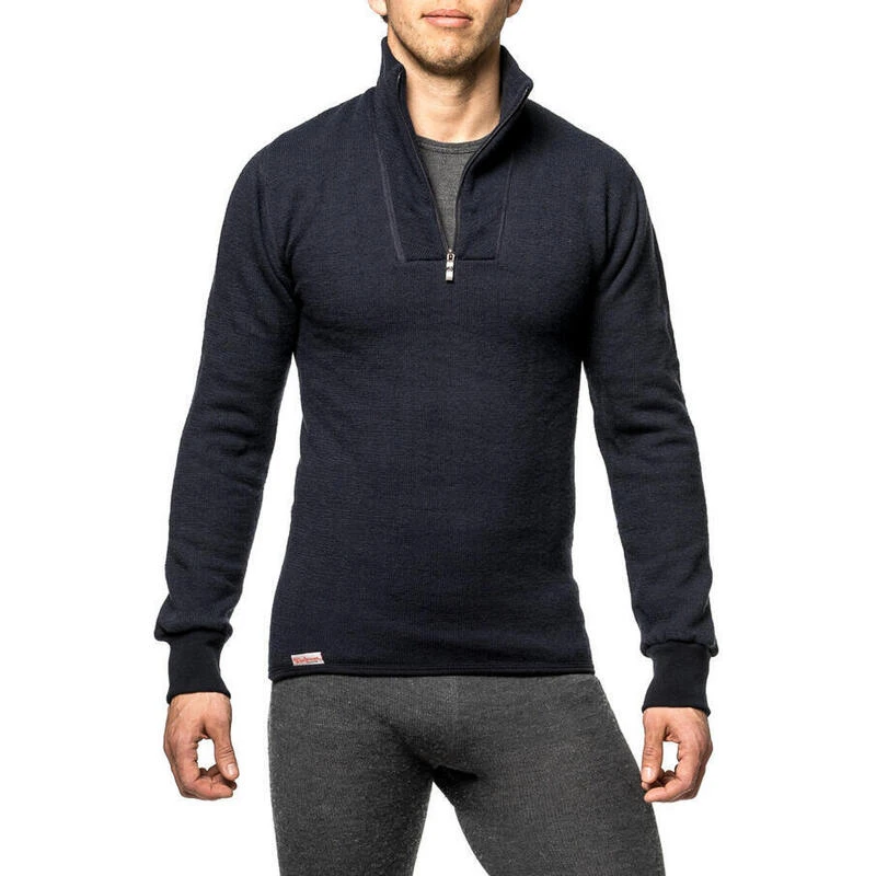 Woolpower Merino Mid Layer Zip Turtleneck 400 - Marine Foncé Woolpower Merino Mid Layer Zip Turtleneck 400 - Marine Foncé -Magasin Woolpower woolpower merino mid layer zip turtleneck 400 marine fonce 3