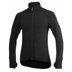 Woolpower Veste Ă Fermeture Ăclair Merino Mid Layer 400 - Noir